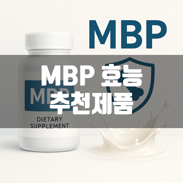 MBP 효능, 추천제품 Top 3 : 네이버 블로그