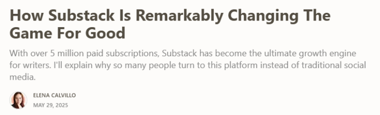 Substack: 구독자 500만 명을 돌파하며 콘텐츠 크리에이터 경제의 새로운 표준을 제시하다 : 네이버 블로그