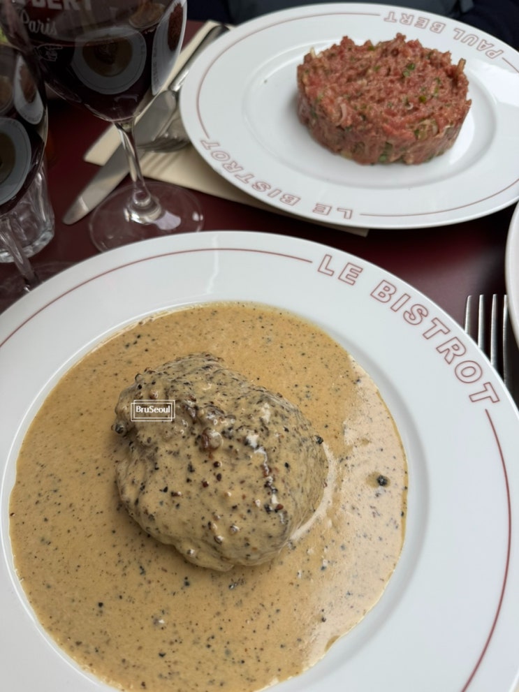 파리 감성 한접시, 후추스테이크가 맛있는 'Bistrot Paul Bert 비스트로 ....