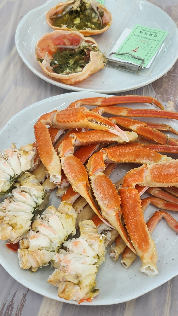 기장시장 대게맛집 가성비 좋은 아빠대게 내돈내산 후기 : 네이버 블로그