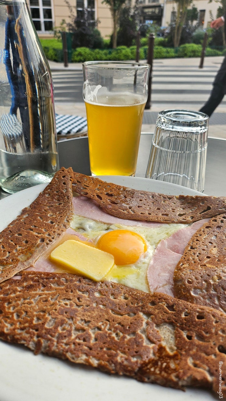 파리 8구역 크레페 갈레트 맛집 - 테라스에서 즐기는 Breizh Café (브레....