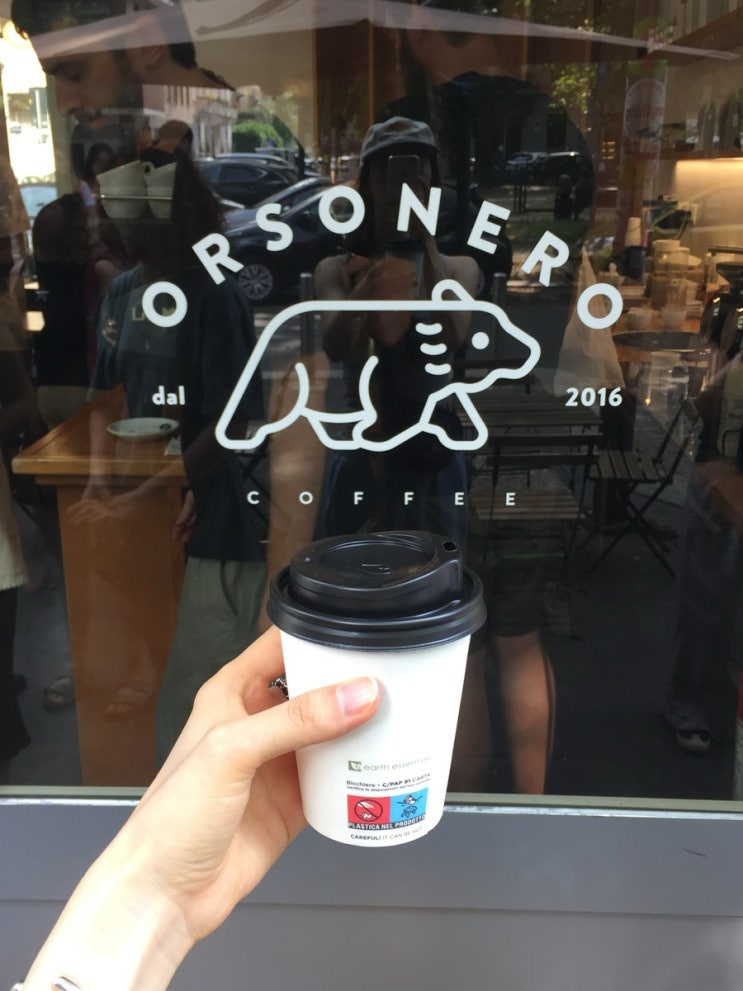 밀라노 Orsonero Coffee - 현지인들도 줄 서는 아이스 라떼 보유 카페