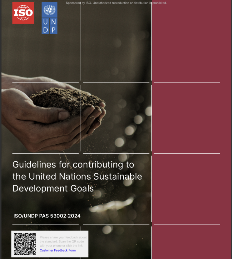ISO53002 국제표준 7항 리더십과 헌신(Leadership and commitment) ISO/UNDP PAS 53002 ...