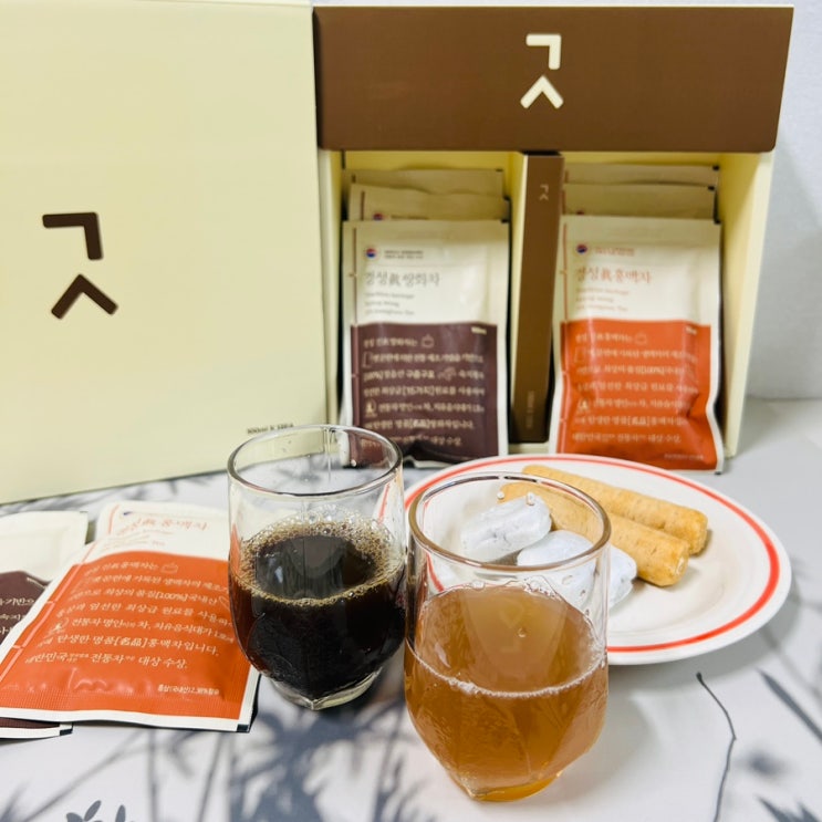 경성찻집 전통차 선물세트 후기 경성 쌍화차 홍맥차로 따뜻한 힐링을 전하기 : 네이버 블로그
