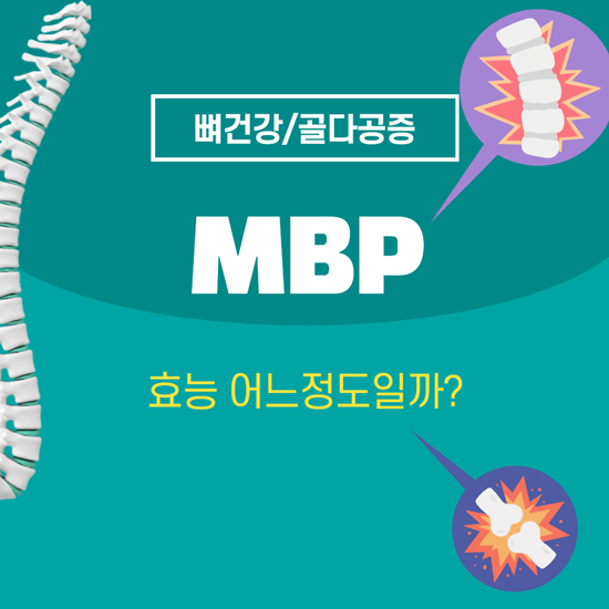 뼈건강 MBP 효능, 골다공증에 얼마나 좋을까? : 네이버 블로그