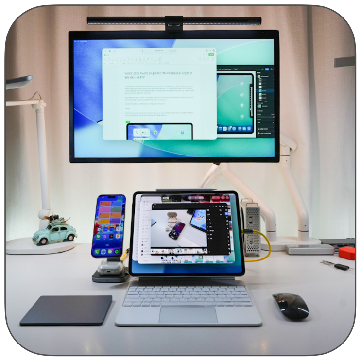 맥북 업무에 90% 도달  "iPadOS 26의 M4 아이패드포로 7세대 업무 환경