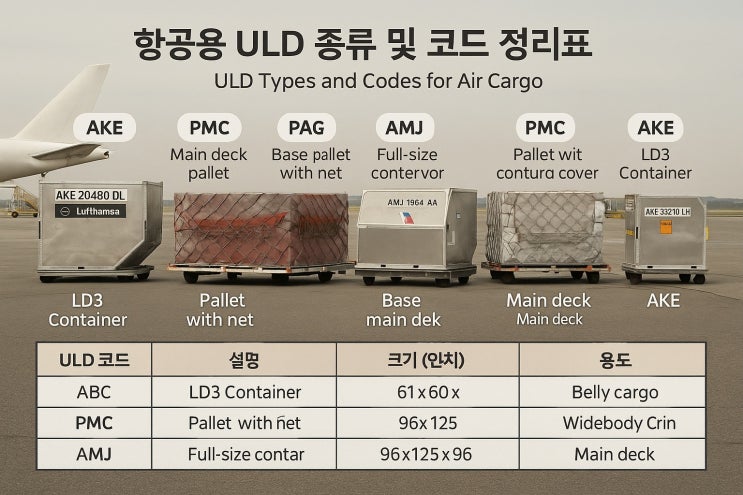 Air Cargo ULD 종류 및 운송 기준 정리: PMC, PAG, AKE 이해하기 : 네이버 블로그