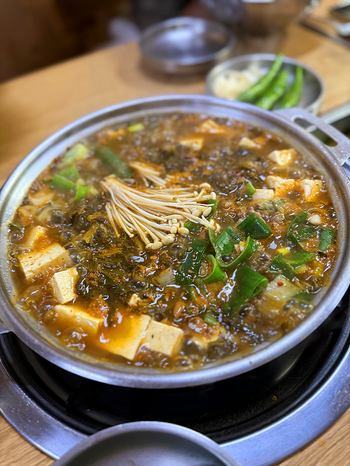 대구 송해공원맛집 솔밭생수식당 한우 우거지된장찌개 ! : 네이버 블로그