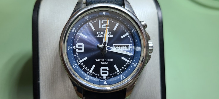 카시오시계수리 무브먼트교체★시계공간 김해시계수리점★CASIO 약교체 줄교체 유리 무브먼트교체 부산경남장유 김해시계방 MTP ...