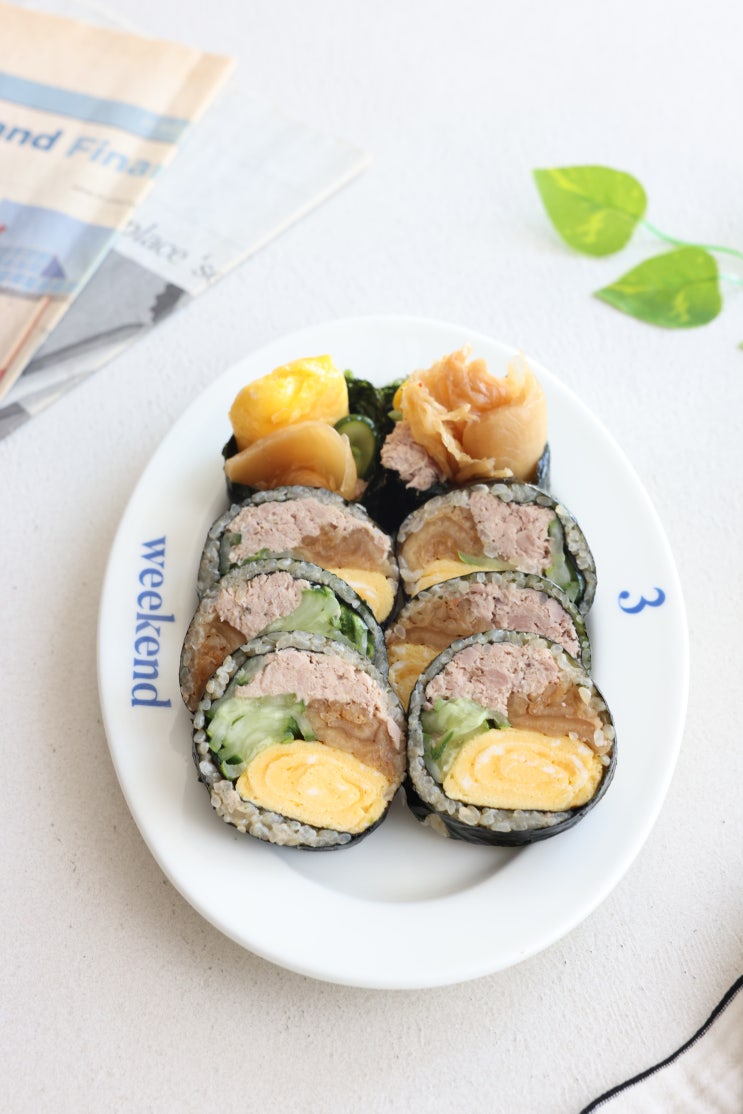 다이어트김밥 만들기 레시피 계란듬뿍 묵은지참치마요김밥 키토 묵참김밥 만드는법 : 네이버 블로그