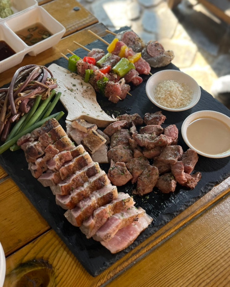 기장 오시리아 맛집 더바베큐051, 사이드까지 미친 부산 기장 고기집 : 네이버 블로그