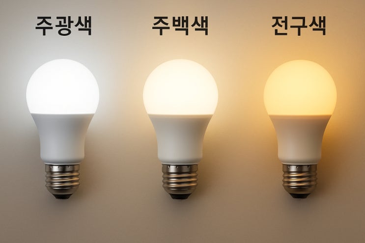 형광등과 전구의 주광색 주백색 전구색 조명인테리어 색온도 차이와 선택법 : 네이버 블로그