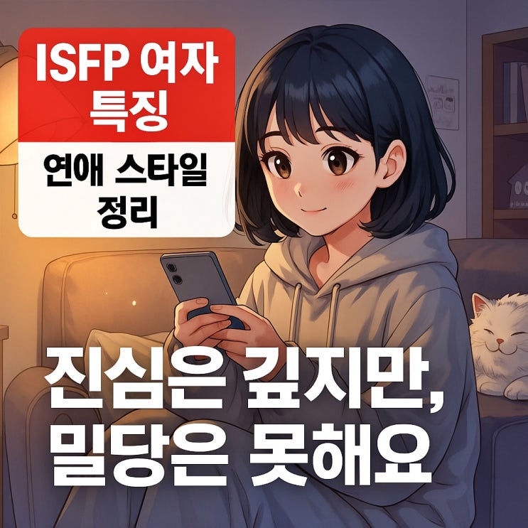 ISFP 여자 특징, 감정은 깊지만 밀당은 못해요 – 연애 스타일 정리 : 네이버 블로그