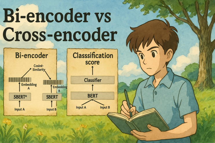 Bi-encoder vs Cross-encoder: 유사도 계산의 핵심 전략 비교~ 당근대장의 AI 지식 이야기 : 네이버 블로그