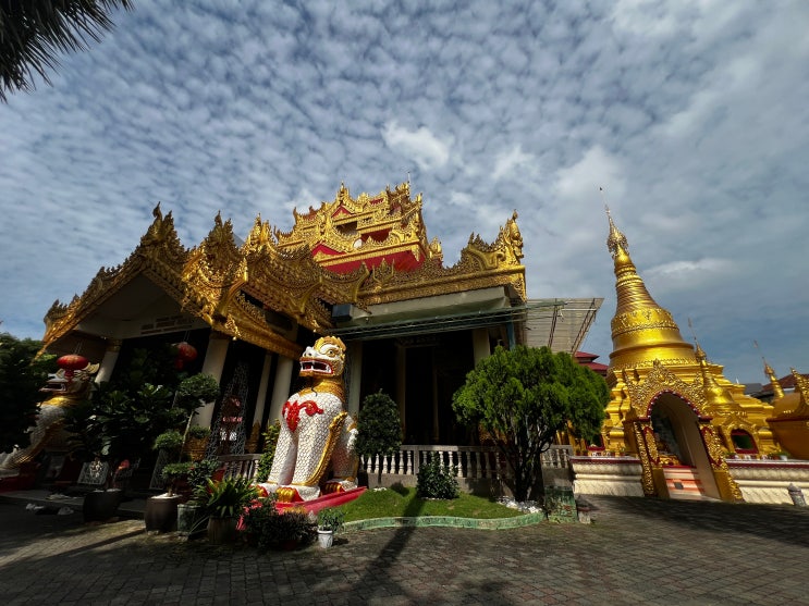 말레이시아 페낭, 담미카라마 버마 불교 사원 Dhammlkarama Burmese Temple