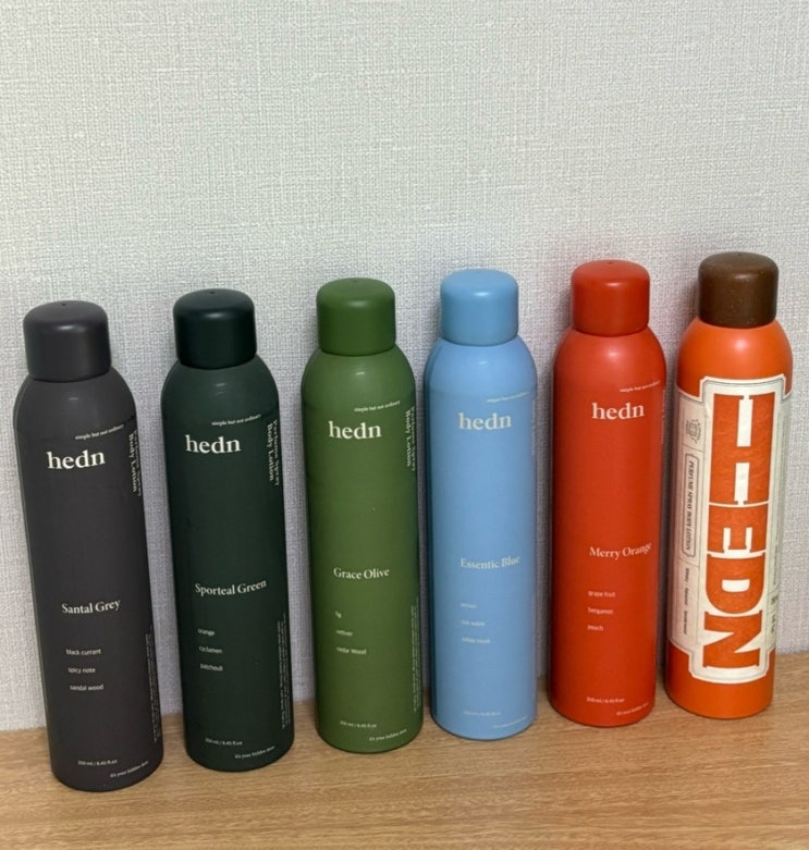 히든(HEDN)바디 퍼퓸 스프레이/모든 향 솔직 리뷰💨 : 네이버 블로그