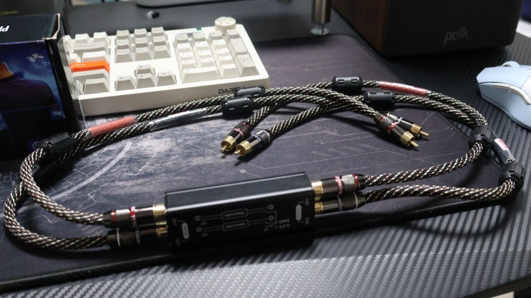 PC USB DAC 노이즈 완벽 제거 RCA 케이블 접지 루프 아이솔레이터 조합으로 깔끔한 사운드 재생 : 네이버 블로그
