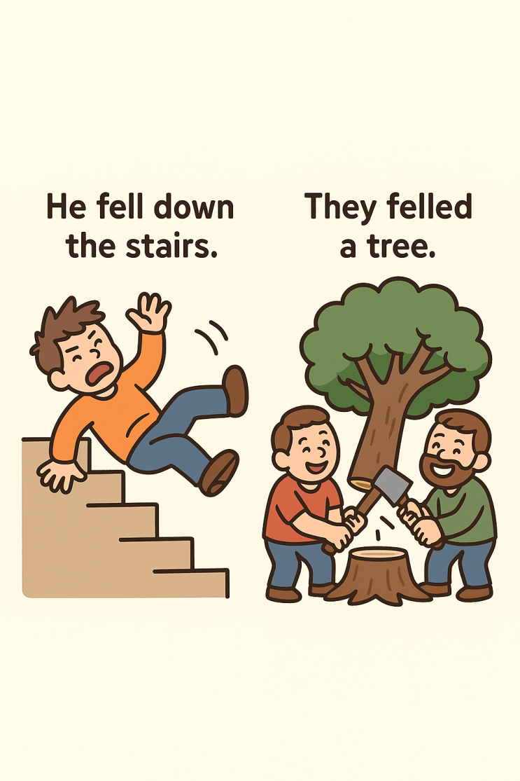 Fall vs Fell 차이 완벽 정리! (동사형부터 명사까지 총정리) : 네이버 블로그