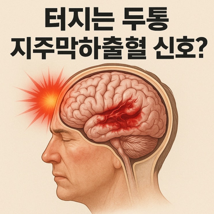 지주막하출혈 초기증상, 두통이 신호? : 네이버 블로그