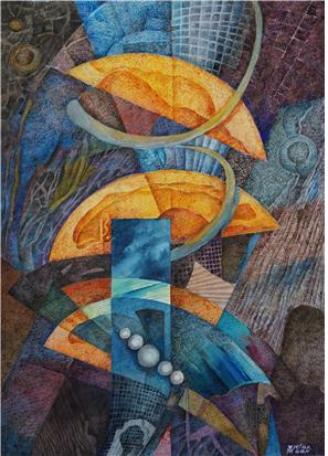 [고려방송] 광주 고려인마을 그림이야기, 문빅토르 작 ‘달의 흔적’ : 네이버 블로그