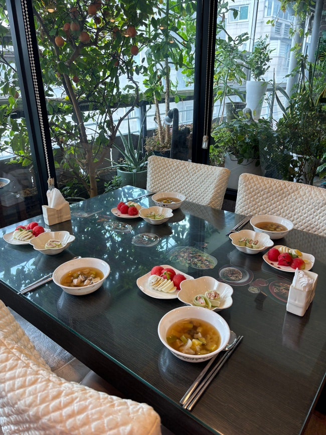 산후식단,간식,테이블세팅