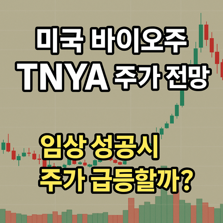 미국 바이오주 테나야 테라퓨틱스(TNYA) 주가 전망 - 임상 결과 성공 할까? : 네이버 블로그
