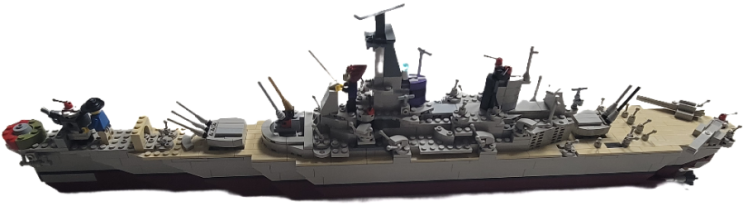 레고와 함께 하는 세계사 산책: USS 미주리 (BB-63)