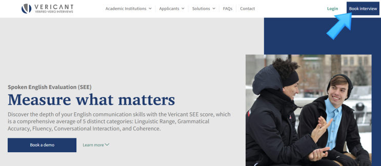Vericant SEE(Spoken English Evaluation) test에 대해 알아보자_ 테스트 신청방법, 유의사항 ...