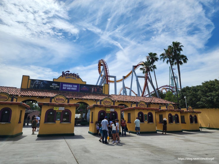 프라이드치킨에서 롤러코스터까지! 너츠베리팜(Knott's Berry Farm)