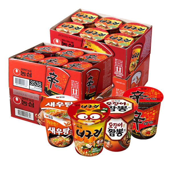 농심 신라면 컵 65g 6p 오징어짬뽕 컵 67g 6p 새우탕 컵 67g 6p : 네이버 블로그