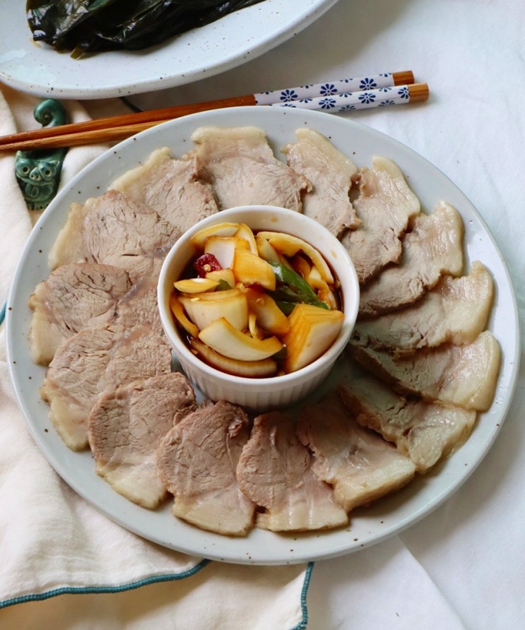 돼지고기 수육 삶는법 앞다리살 맛있게 압력솥 수육 삶는법 : 네이버 블로그