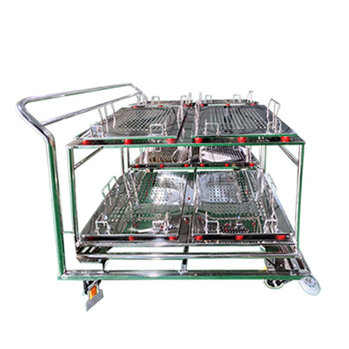 웨이퍼 운반용 대차 / 8Foup cart / 8FOUP CART FOUP운반대차 클린룸대차 반도체대차 반도체설비 클린룸비품 ...