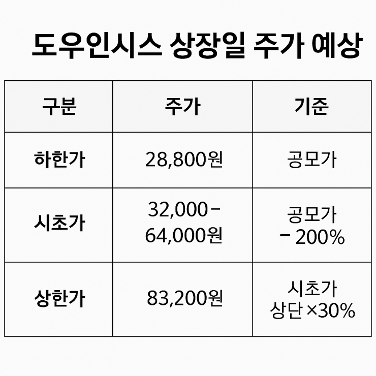 도우인 시스 공모주 상장일·투자전략 완벽 정리 : 네이버 블로그