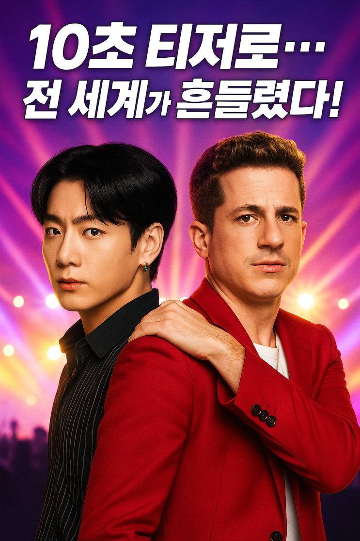 정국과 찰리 푸스가 다시 만났다! 'One More Call' 티저로 전 세계를 흔든 이야기 : 네이버 블로그