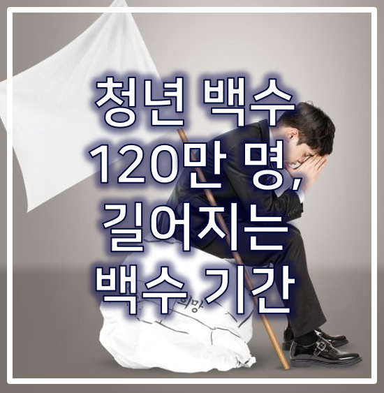 청년 백수 120만 명, 길어지는 백수 기간과 근로 여건의 딜레마 : 네이버 블로그