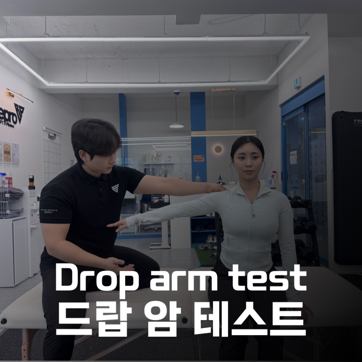 Drop arm test에 대해 알아보자! : 네이버 블로그