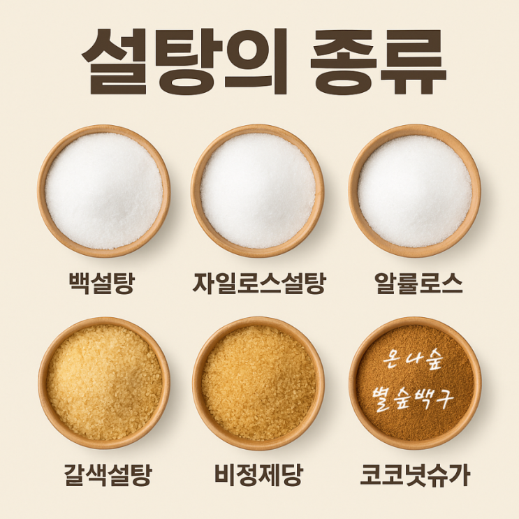 [건강한 설탕 선택법] 자일로스설탕부터 알룰로스까지! 설탕 종류와 사용법 완전정리 : 네이버 블로그
