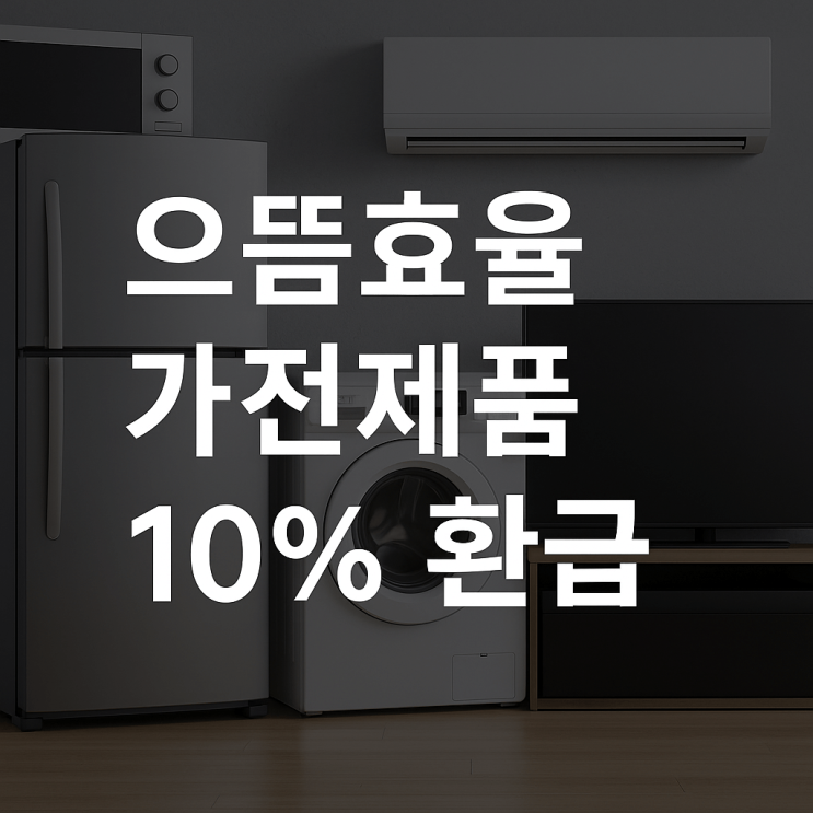 으뜸효율 가전제품 환급사업 내돈 돌려받는 방법은? : 네이버 블로그