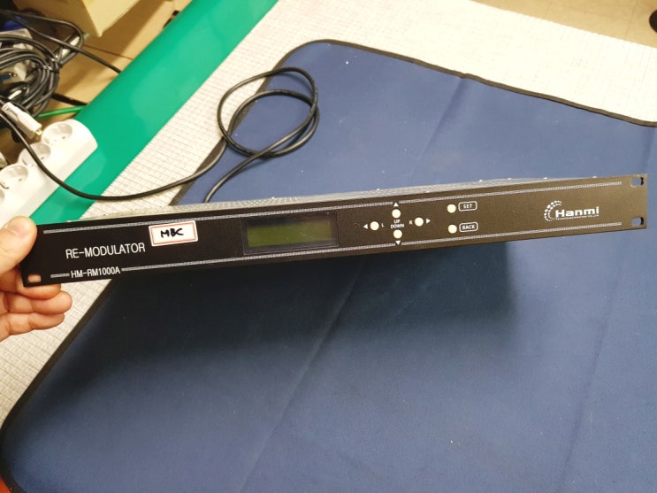 한미 Hanmi HM-RM1000A RE-MODULATOR 리모듈레이터 POWER 수리 진행건 (전원이 안들어오는 증상 ...