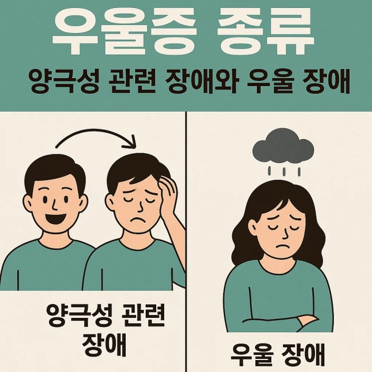 우울증 종류 : 양극성 관련 장애와 우울 장애 : 네이버 블로그