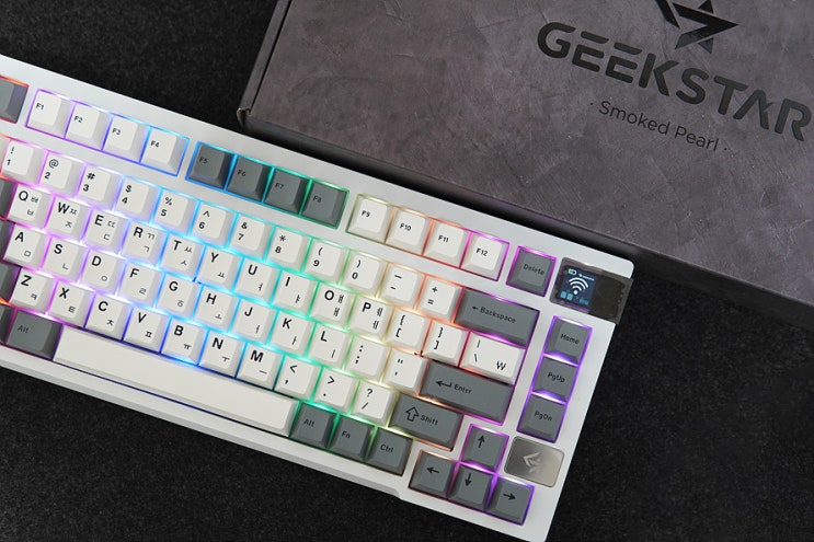 긱스타 GEEKSTAR JK08 콤팩트 유무선 기계식 키보드 리뷰 : 네이버 블로그
