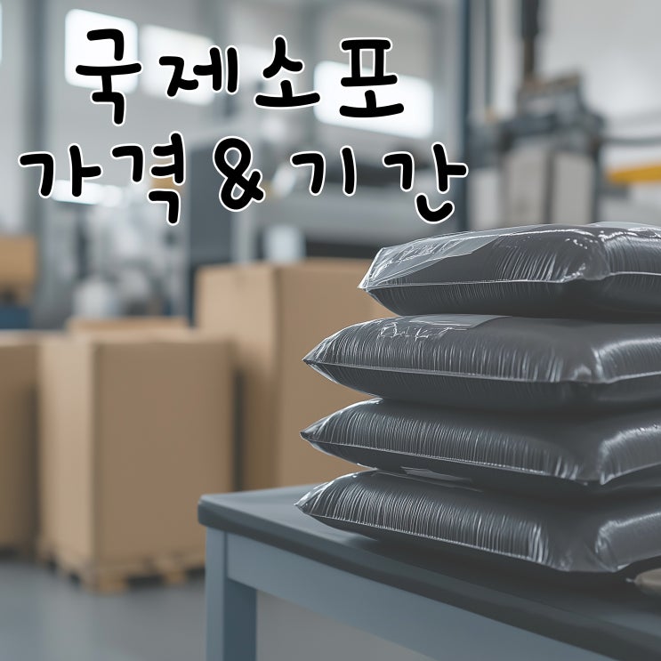 우체국 국제소포 가격부터 기간까지 : 네이버 블로그