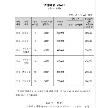 김동길영어학원 RSS 대표 이미지