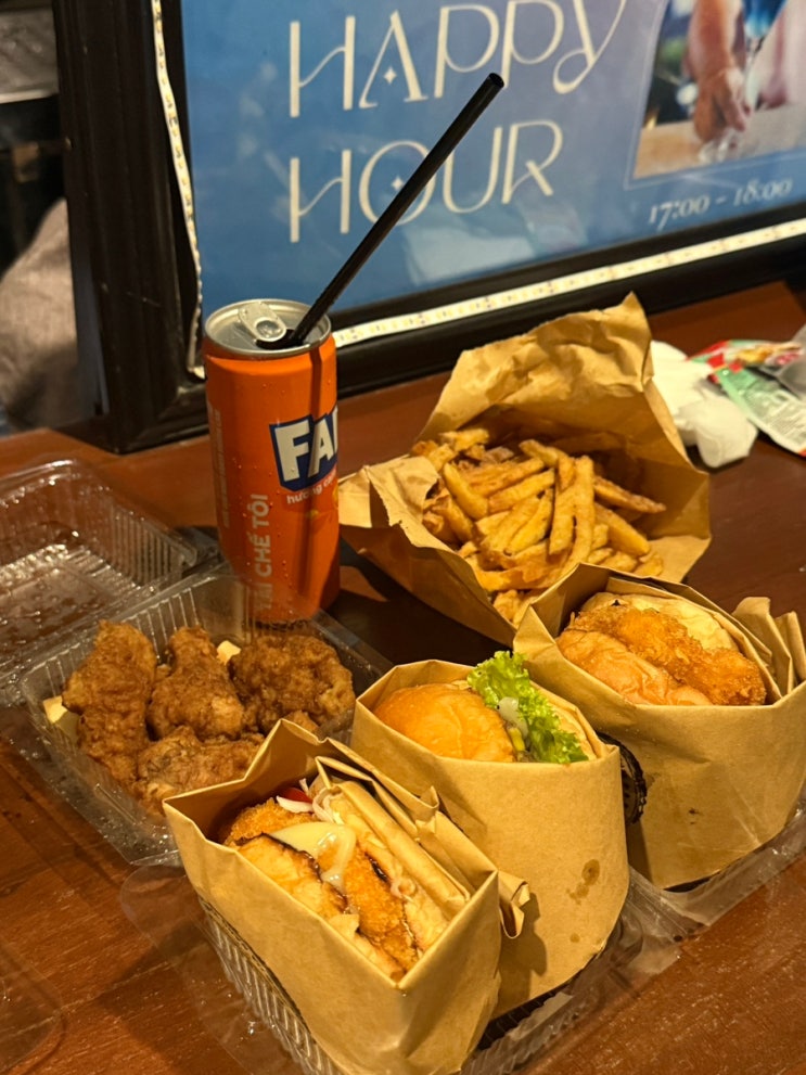 베트남 다낭 배달도 가능한 수제버거 맛집 "버거브로스" 추천메뉴