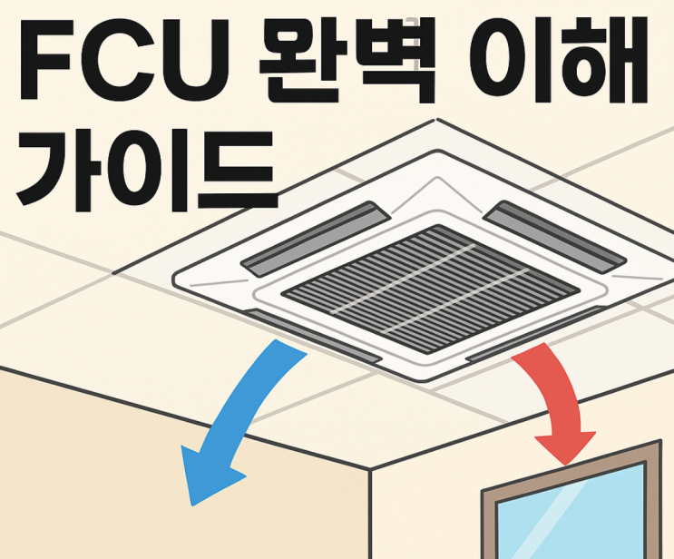 지식산업센터에 많이 쓰이는 FCU(Fan Coil Unit) 완벽 이해 가이드 : 네이버 블로그
