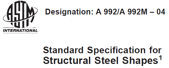 ASTM A992 Structural Steel Shapes : 네이버 블로그