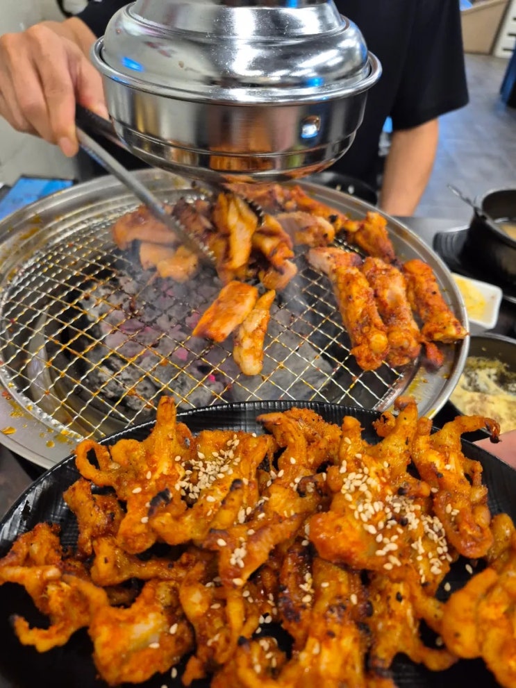 부천 송내 숯불 닭갈비 맛집을 찾는다면 유박사숯불닭갈비 양념구이 무뼈닭발 비빔막국수 누룽지탕 된장찌개 : 네이버 블로그
