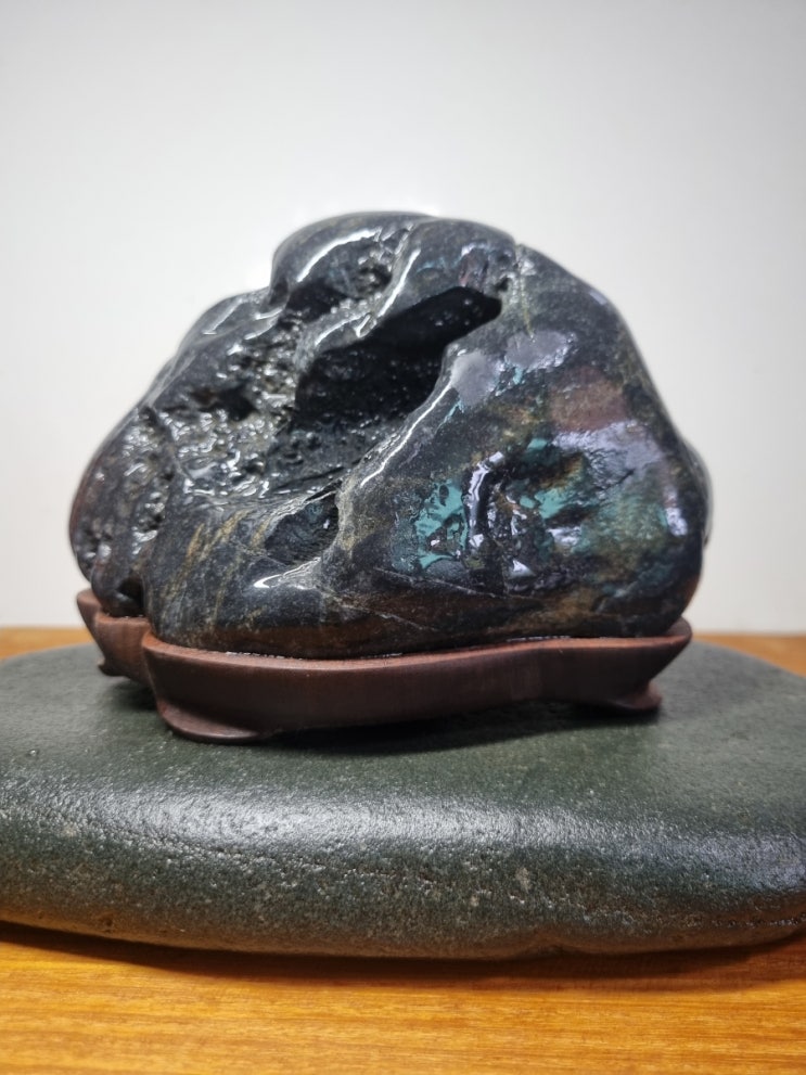 오석 변화석, 14*9.5*10cm, 남한강 : 네이버 블로그