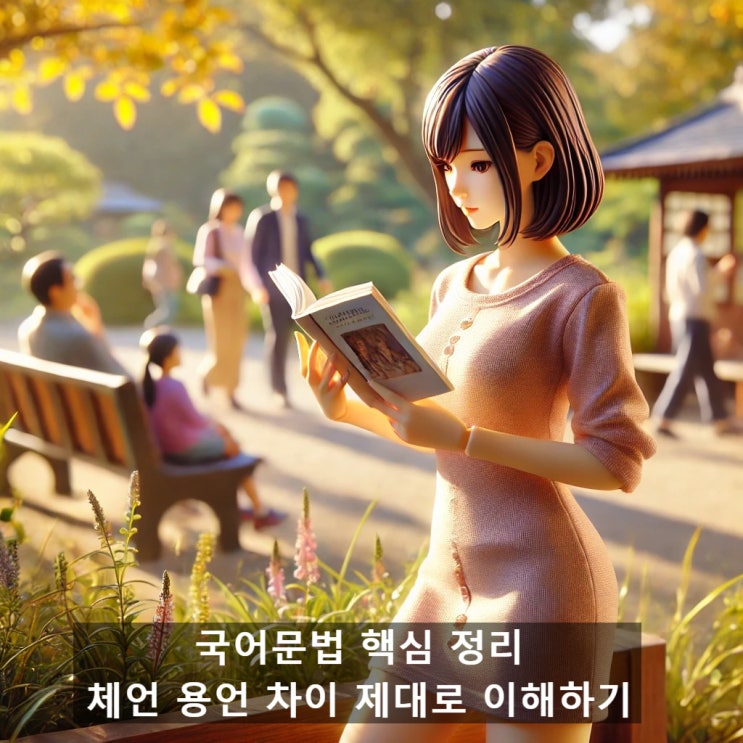 국어문법 핵심 정리, 체언 용언 차이 제대로 이해하기 : 네이버 블로그