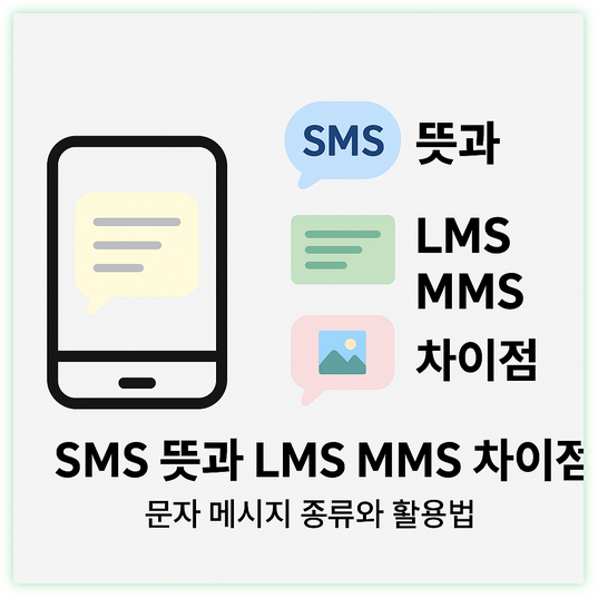 SMS 뜻과 LMS MMS 차이점 총정리 문자 메시지 종류와 활용법 : 네이버 블로그